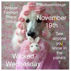 ❌ 11/19 WICKED WEDNESDAY VINTAGE FASHION SHARE GROUP